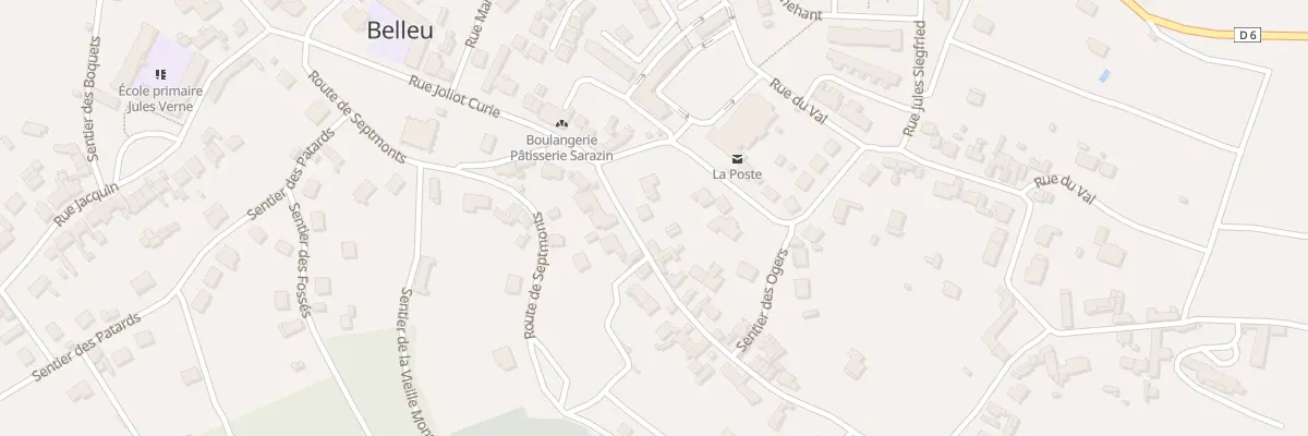 Plan du 3 Rue du Pressoir à Belleu