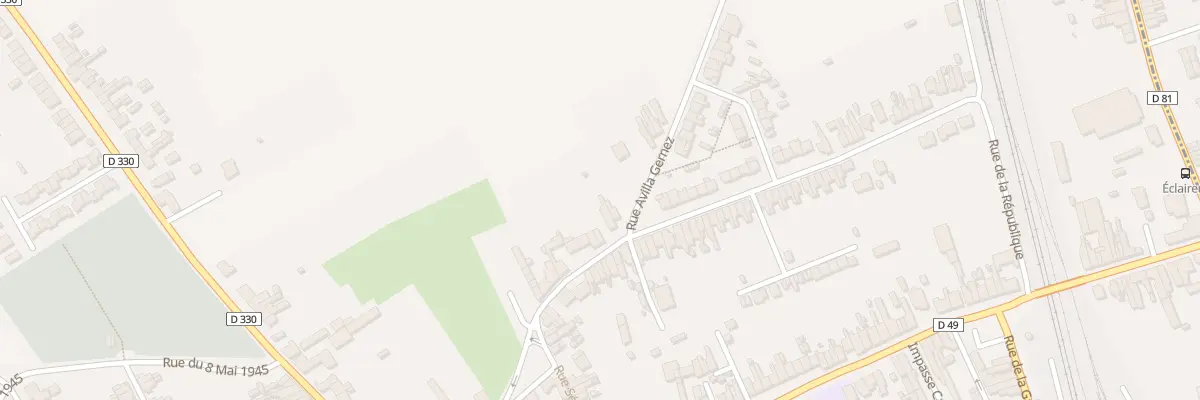Plan du 56 Rue de la République à Rœulx