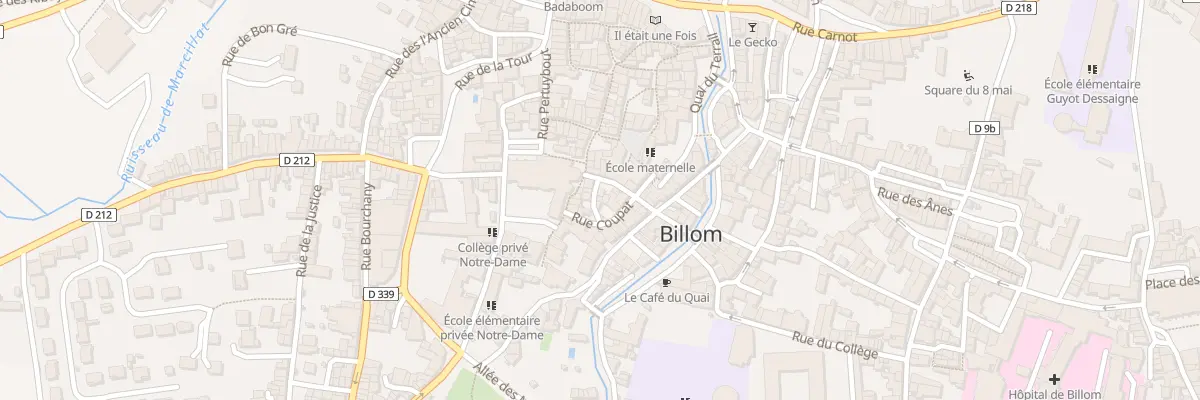 Plan du 3 Rue de l’Enfer à Billom