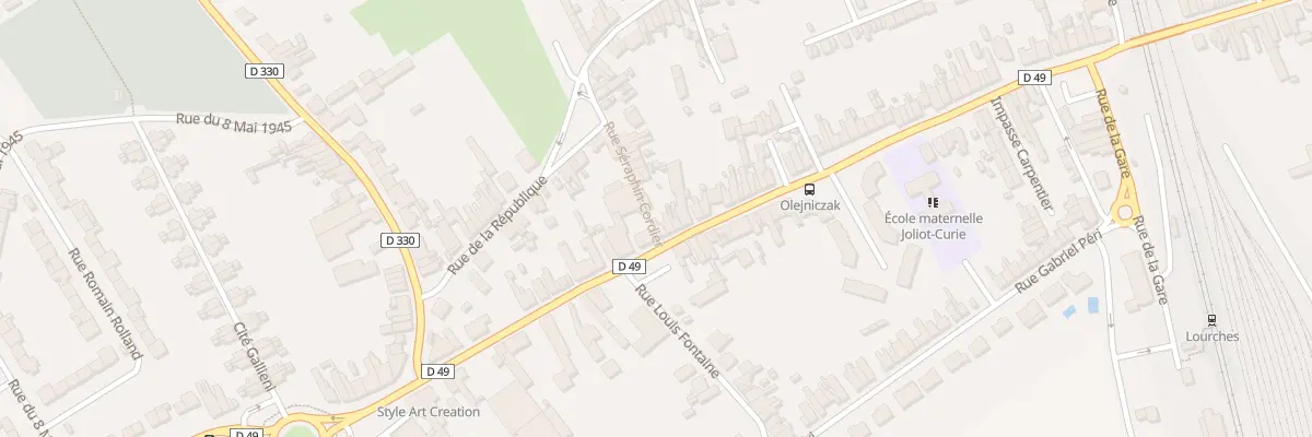 Plan du 108 Rue Jean Jaurès à Rœulx