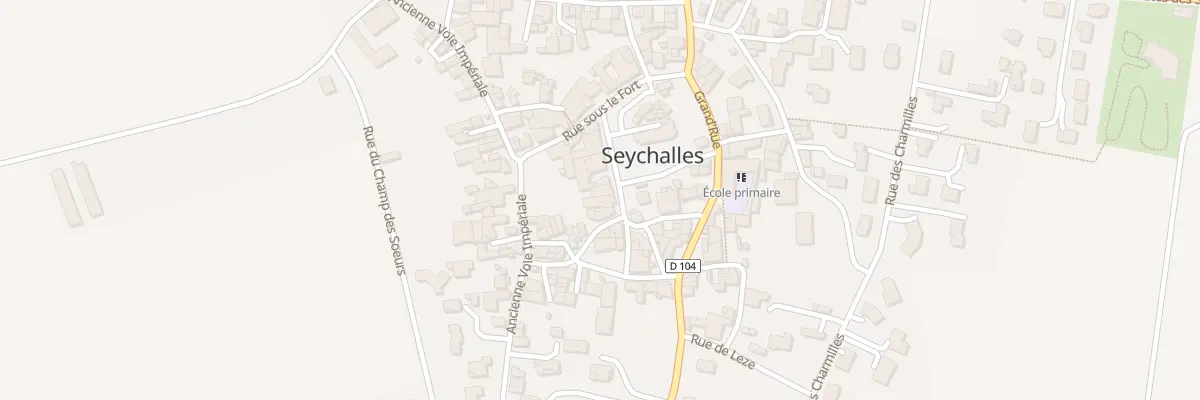 Plan du 8 Rue de la Mairie à Seychalles