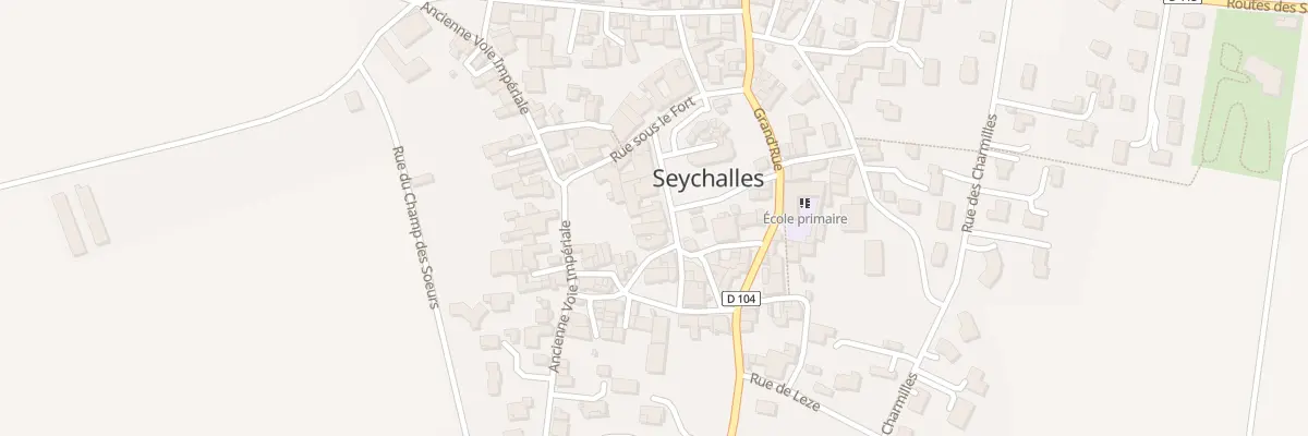 Plan du 6 Rue de la Mairie à Seychalles