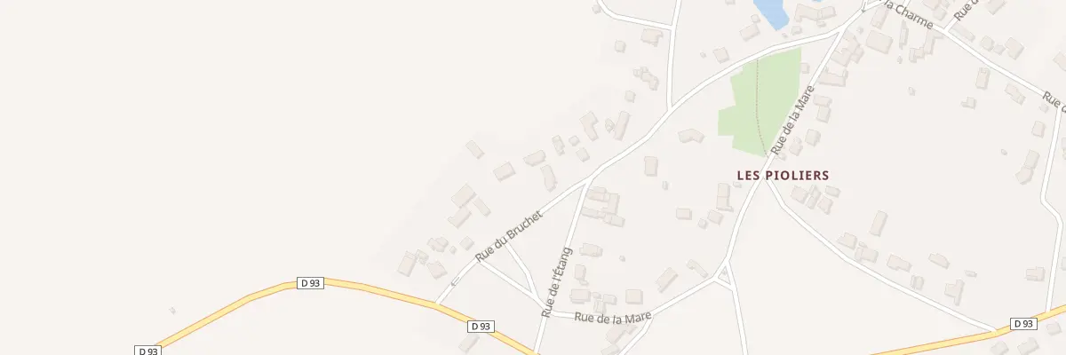 Plan du 5 Rue du Bruchet - les Pioliers à Villeneuve-les-Cerfs