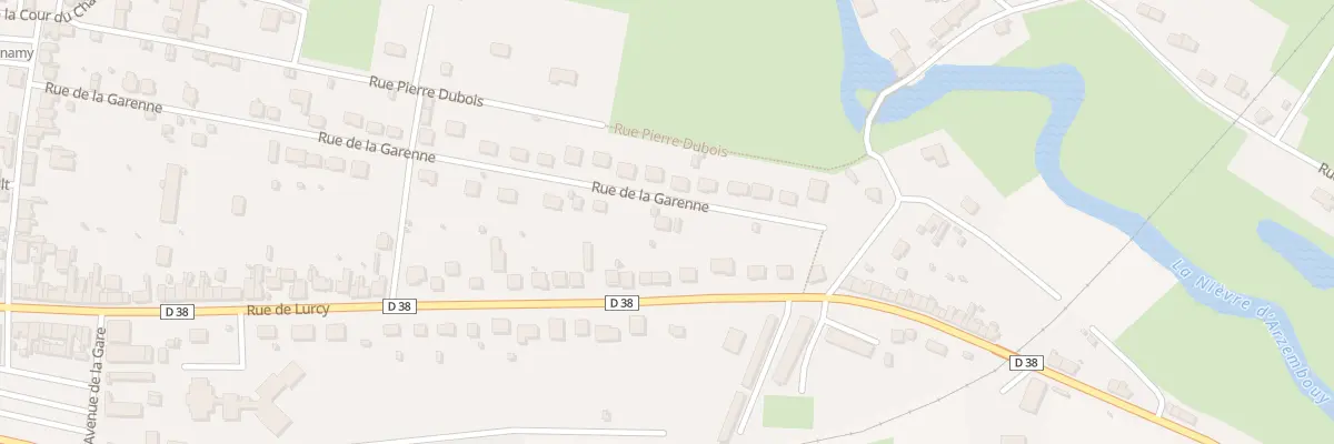 Plan du 58 Rue de la Garenne à Prémery