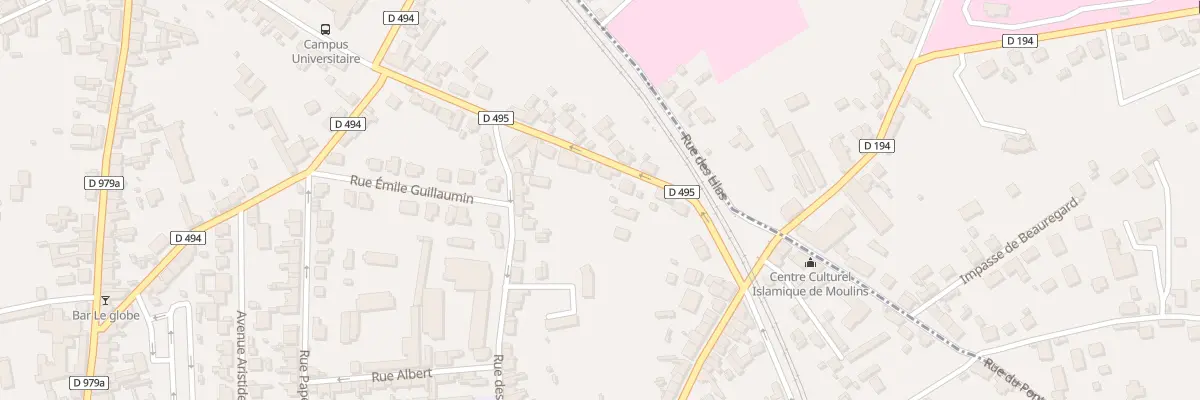 Plan du 53 Rue des Geais à Moulins
