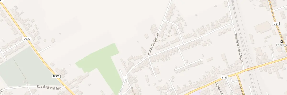 Plan du 58 Rue de la République à Rœulx