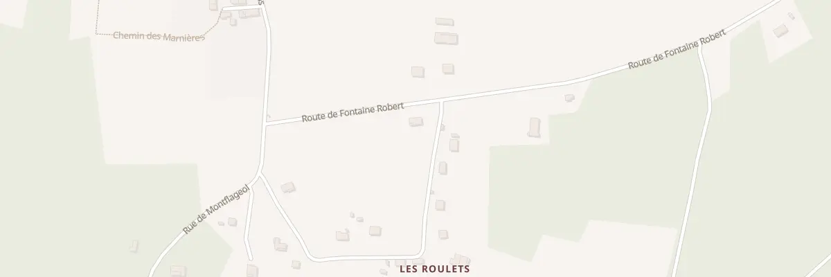 Plan du 2 Rte de Fontaine Robert à Villeneuve-sur-Bellot