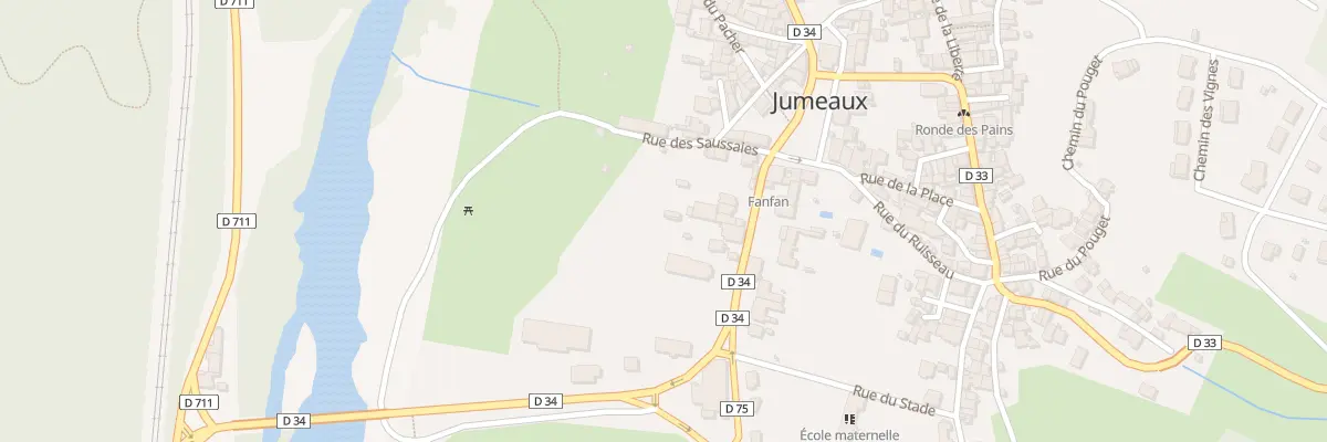 Plan du 6 Rue du Pont d’Allier à Jumeaux