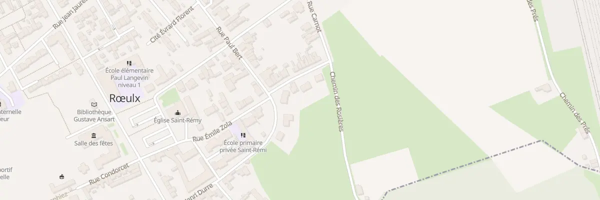 Plan du 4 Rue Carnot à Rœulx