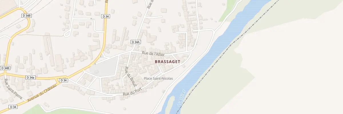 Plan du 32 Rue de l’Allier à Brassac-les-Mines