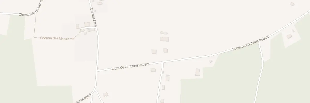 Plan du 1 Rte de Fontaine Robert à Villeneuve-sur-Bellot