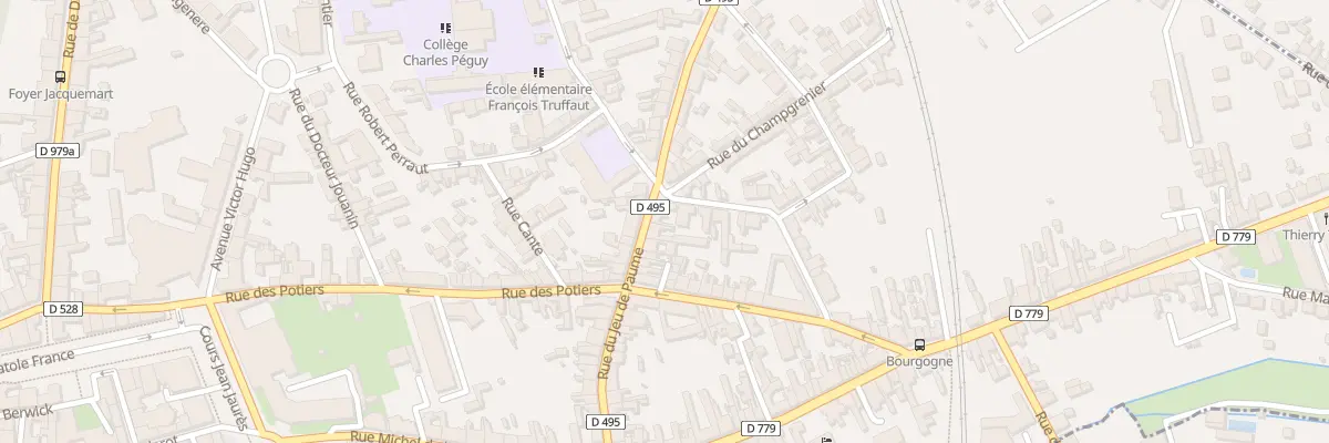 Plan du 46 Rue du Jeu de Paume à Moulins