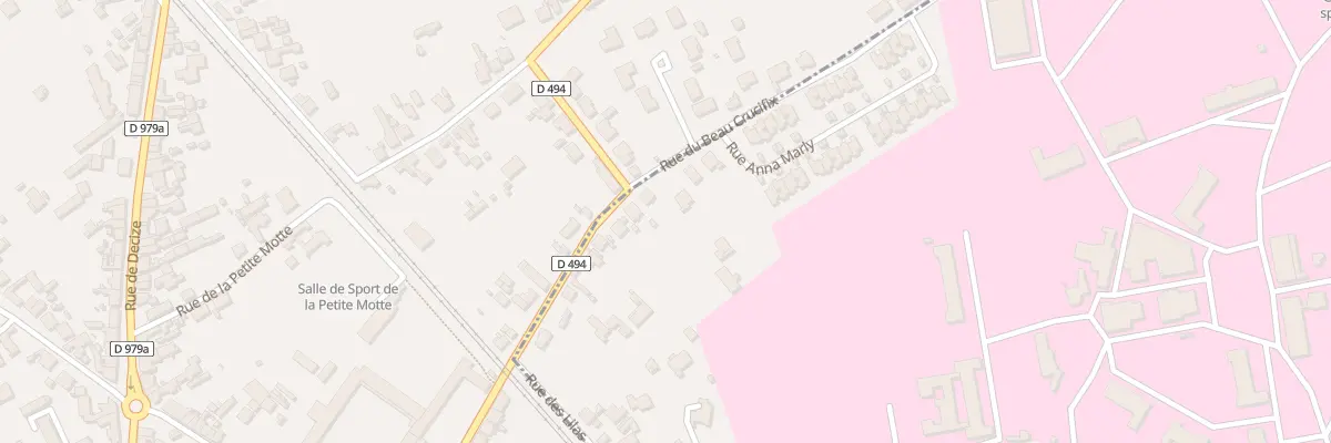 Plan du 1 Rue du Beau Crucifix à Yzeure