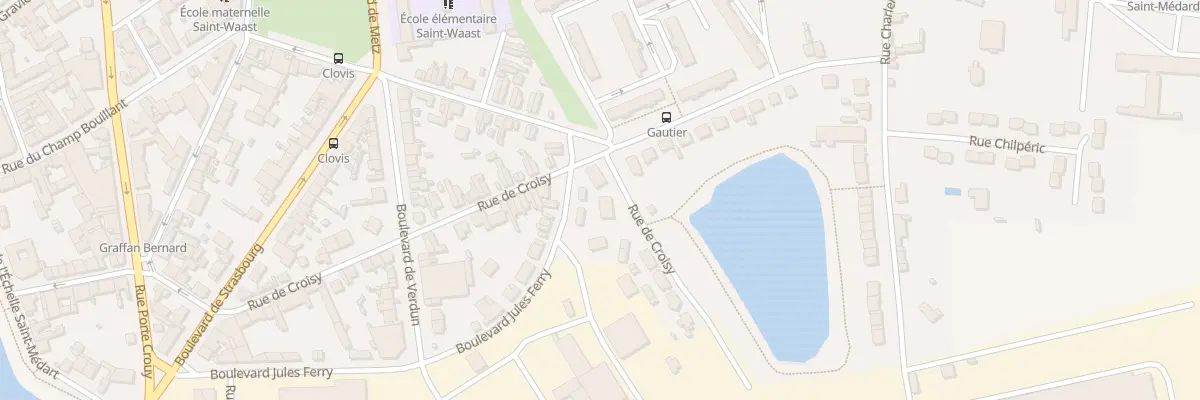 Plan du 50B Rue de Croisy à Soissons