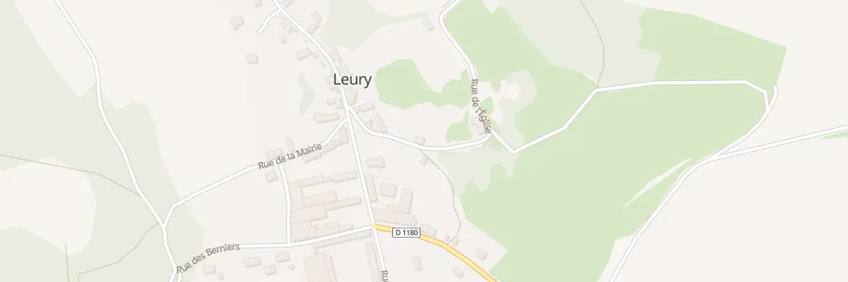Plan du 7 Rue de l’Eglise à Leury