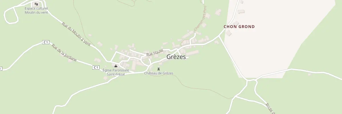Plan du 5011 Grezes à Grèzes