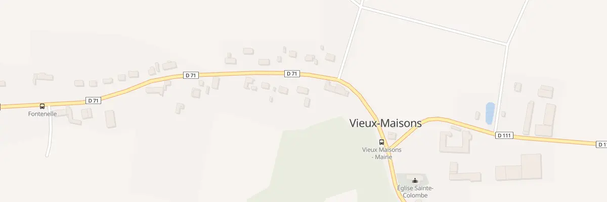 Plan du 13 Rue Ste Helene à Saint-Mars-Vieux-Maisons