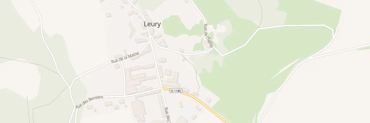 Plan du 2 Rue de l’Eglise à Leury