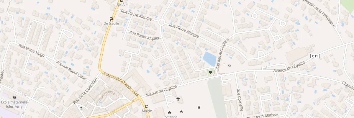 Plan du 7 Rue René Glaussel à Portiragnes