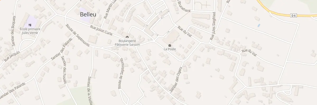 Plan du 4 Rue du Val à Belleu