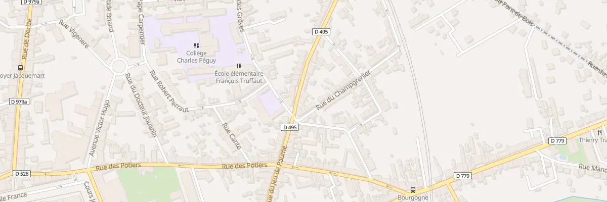 Plan du 52 Rue du Jeu de Paume à Moulins
