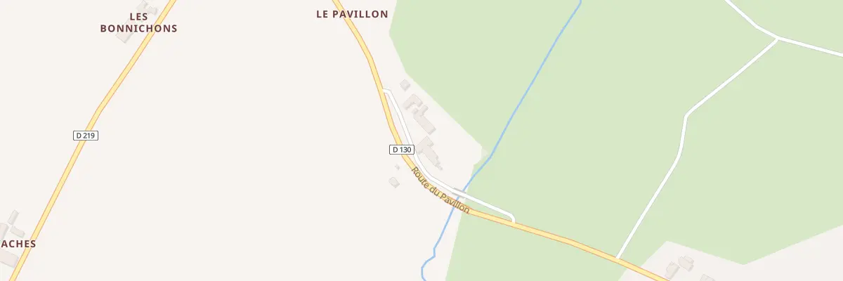 Plan du 24 Rte du Pavillon à Loriges
