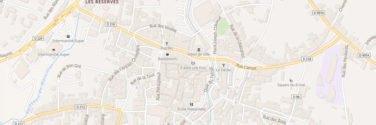 Plan du 27 Rue Carnot à Billom