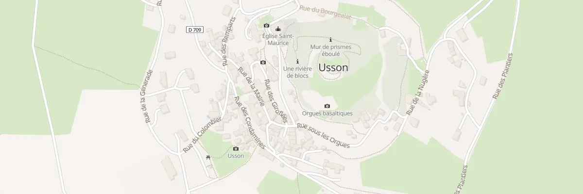Plan du 5037 Usson à Usson