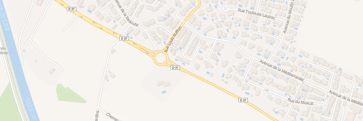 Plan du 17 Rue du Chardonneret à Portiragnes