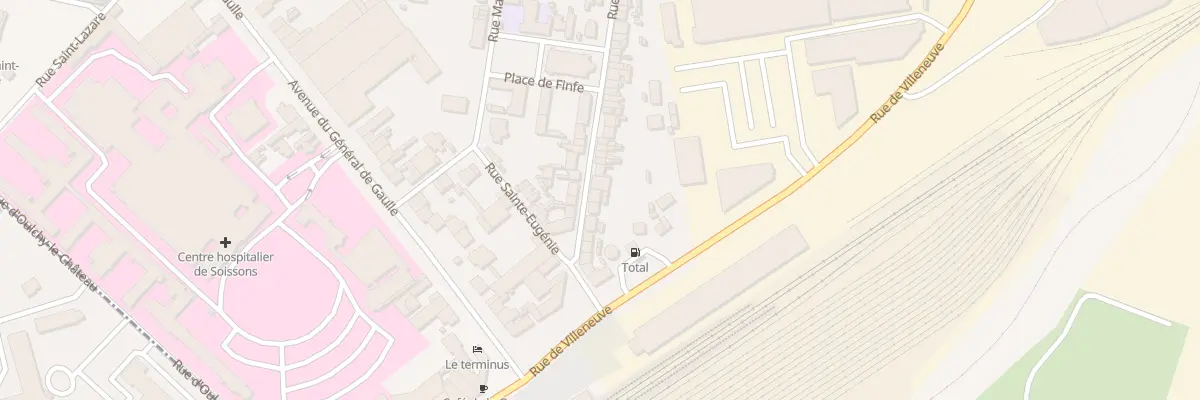 Plan du 75 Rue Jean de la Fontaine à Soissons