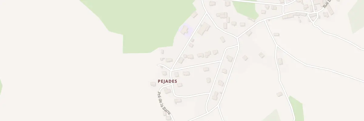 Plan du 5159 Lot Communal à Prunières