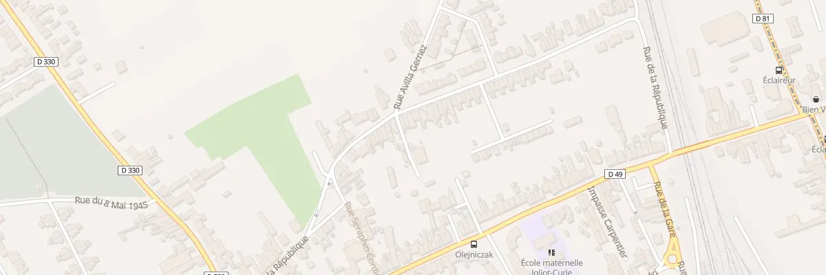 Plan du 35 Rue de la République à Rœulx