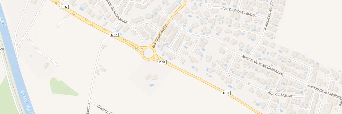 Plan du 19 Rue du Chardonneret à Portiragnes