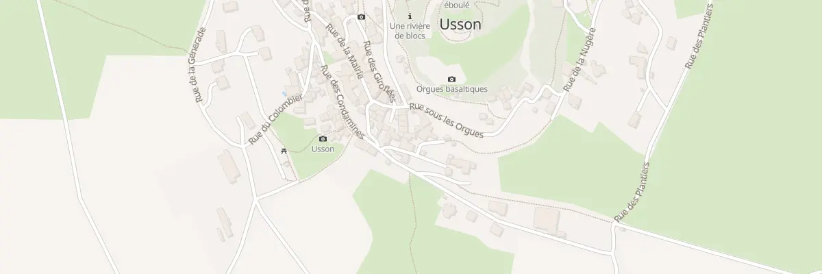 Plan du 1 Pl de la République à Usson