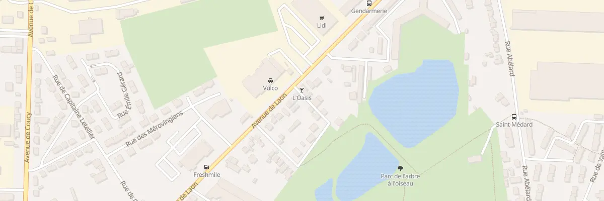 Plan du 46B Av de Laon à Soissons