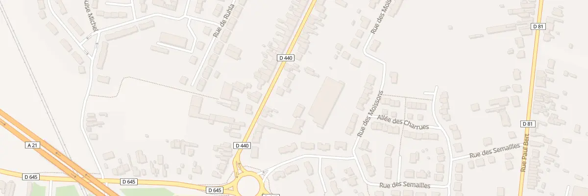 Plan du 83 Rue Emile Zola à Escaudain