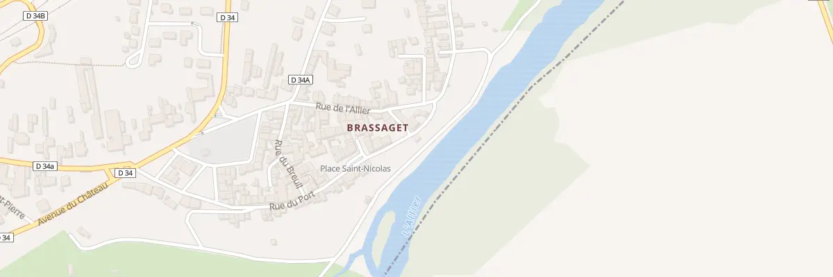 Plan du 4 Rue de la Batellerie à Brassac-les-Mines