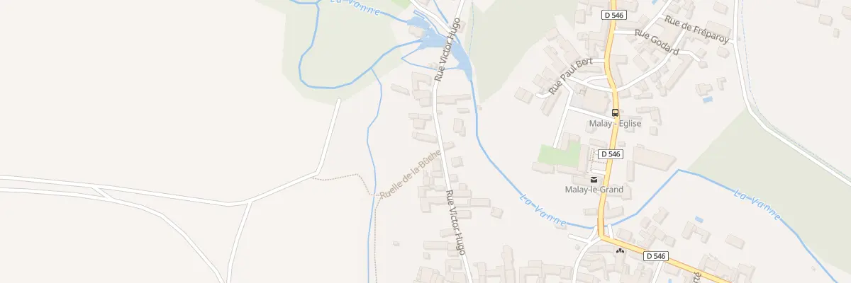 Plan du 30 Rue Victor Hugo à Malay-le-Grand