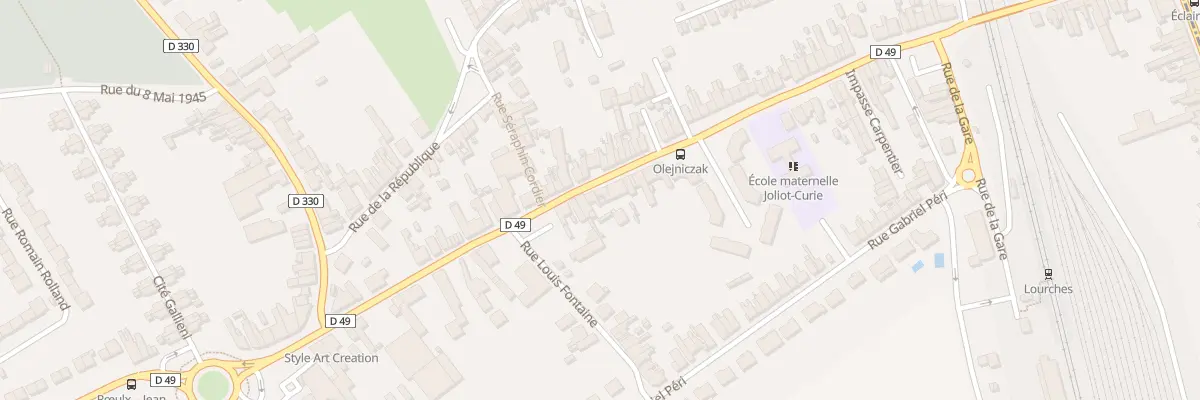 Plan du 77 Rue Jean Jaurès à Rœulx