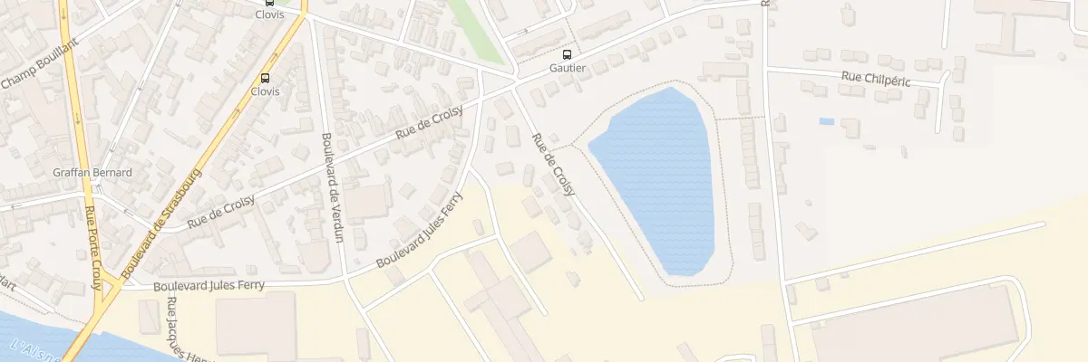 Plan du 52 Rue de Croisy à Soissons