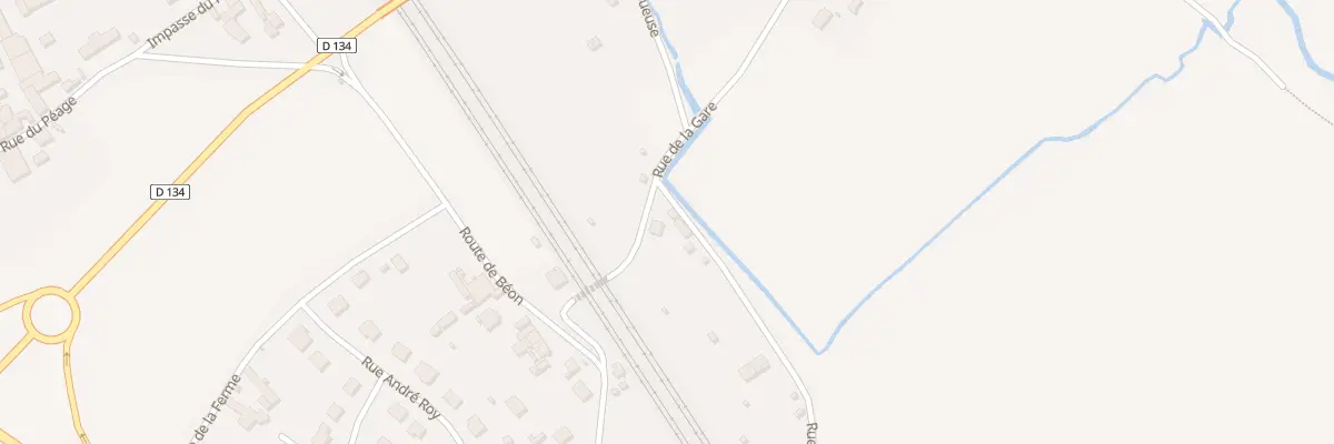 Plan du 35 Rue de la Gare à Cézy