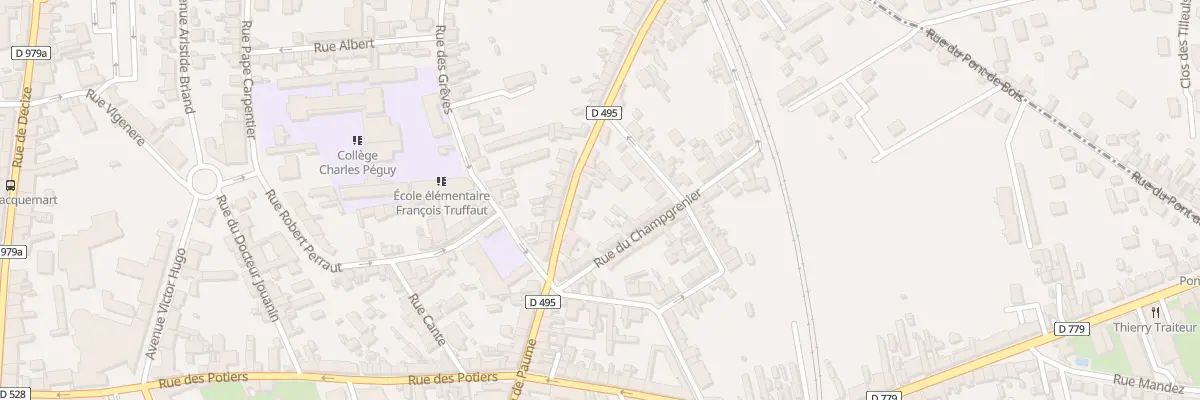 Plan du 60 Rue du Jeu de Paume à Moulins