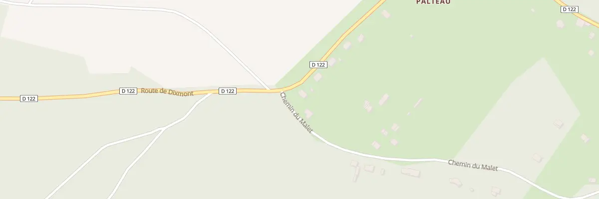 Plan du 1 Che du Mallet Grand Palteau à Armeau