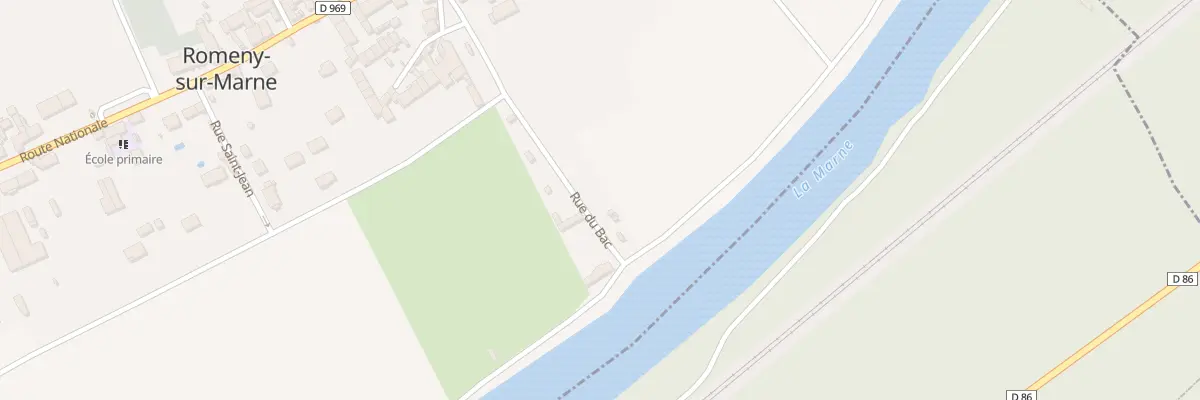 Plan du 11 Rue du Bac à Romeny-sur-Marne