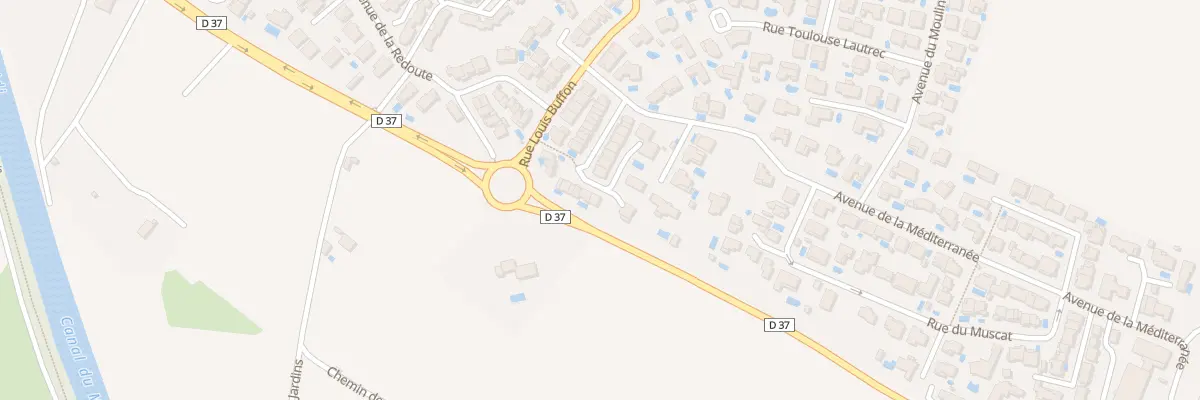 Plan du 18 Rue du Chardonneret à Portiragnes