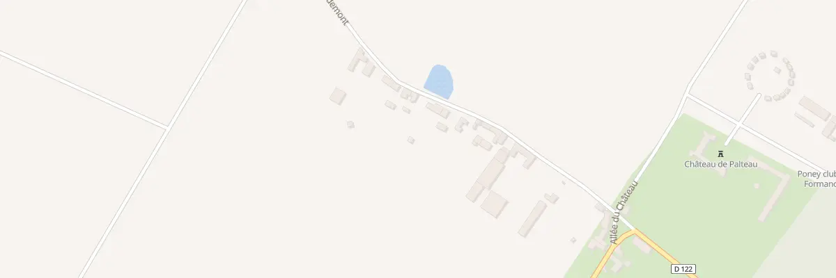 Plan du 17 Rte de Beaudemont(Grd Palteau) à Armeau