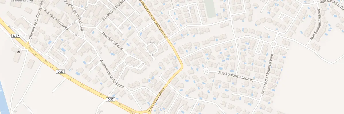 Plan du 30 Rue Louis Buffon à Portiragnes