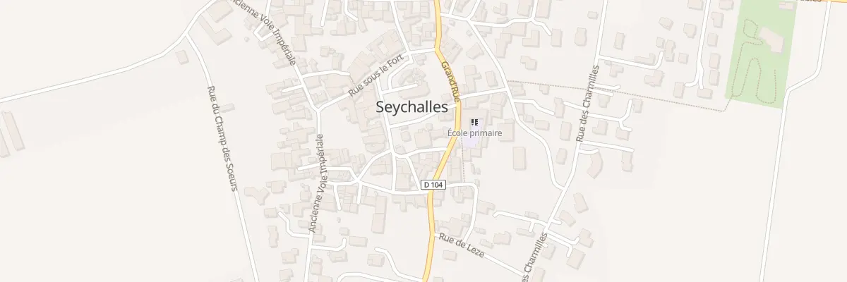 Plan du 2 Rue de la Closse à Seychalles