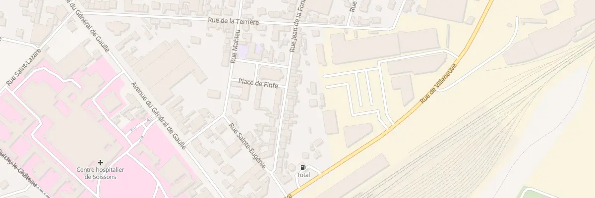 Plan du 57 Rue Jean de la Fontaine à Soissons