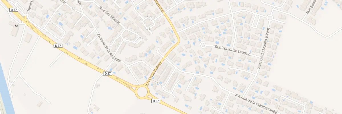 Plan du 13 Rue Louis Buffon à Portiragnes